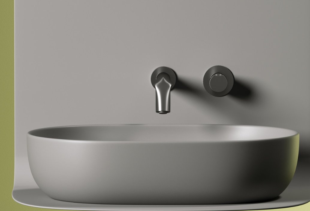 Раковина Ceramicanova CN6047MH накладная овальная 60, санфарфор