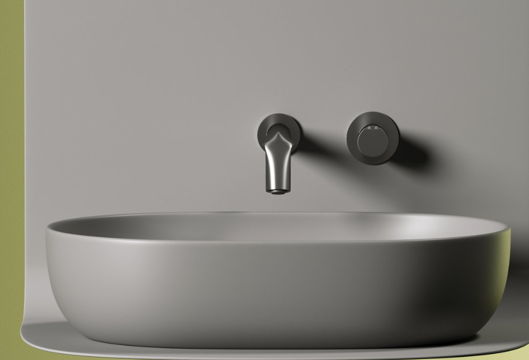 Раковина Ceramicanova CN6047MH накладная овальная 60, санфарфор купить,283000