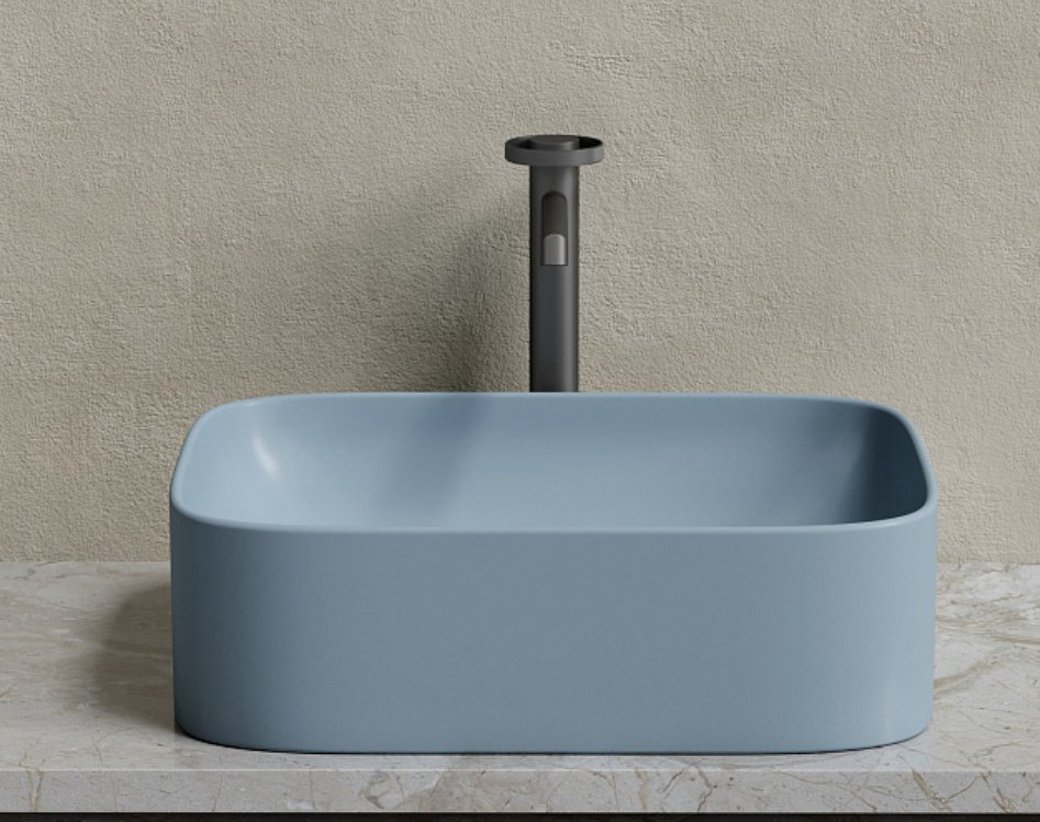 Раковина Ceramicanova CN6052MHL накладная прямоугольная 50, санфарфор купить,NaN