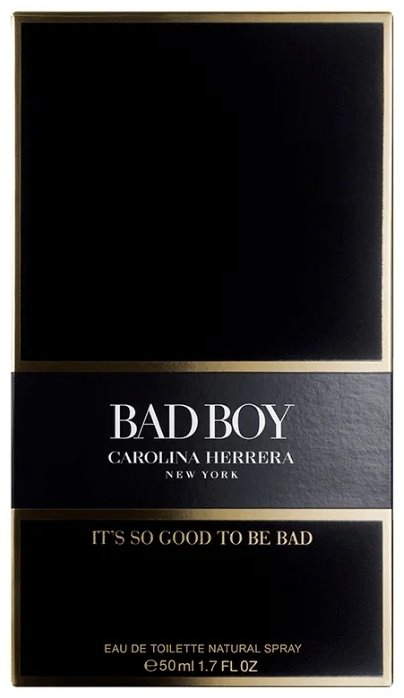 Carolina Herrera Bad Boy туалетная вода EDT 50 мл, для мужчин купить,NaN