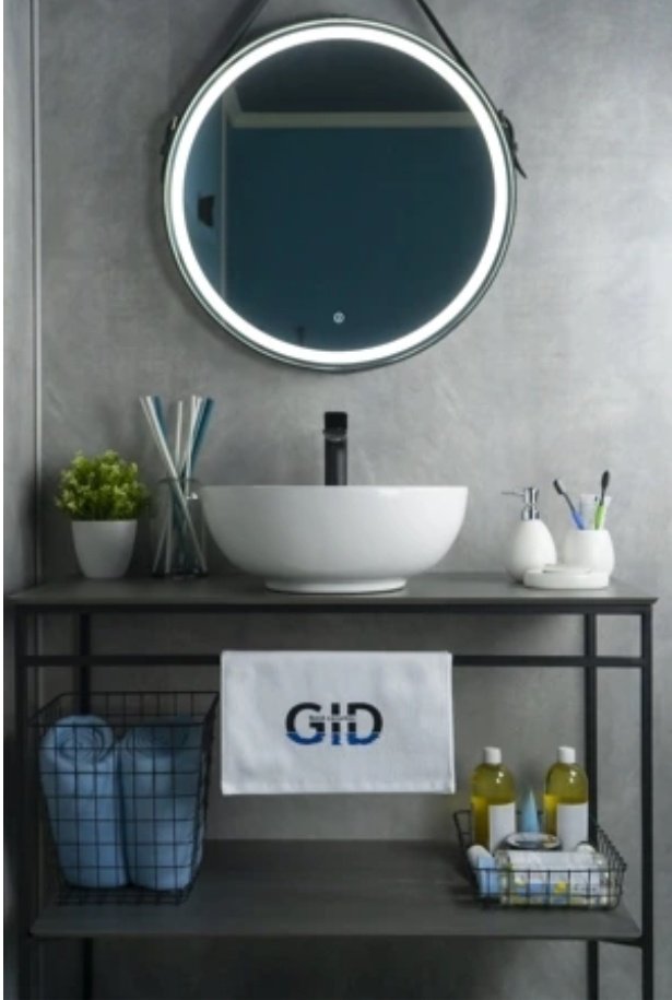 Раковина GID-ceramic N9003a накладная круглая 43, керамика