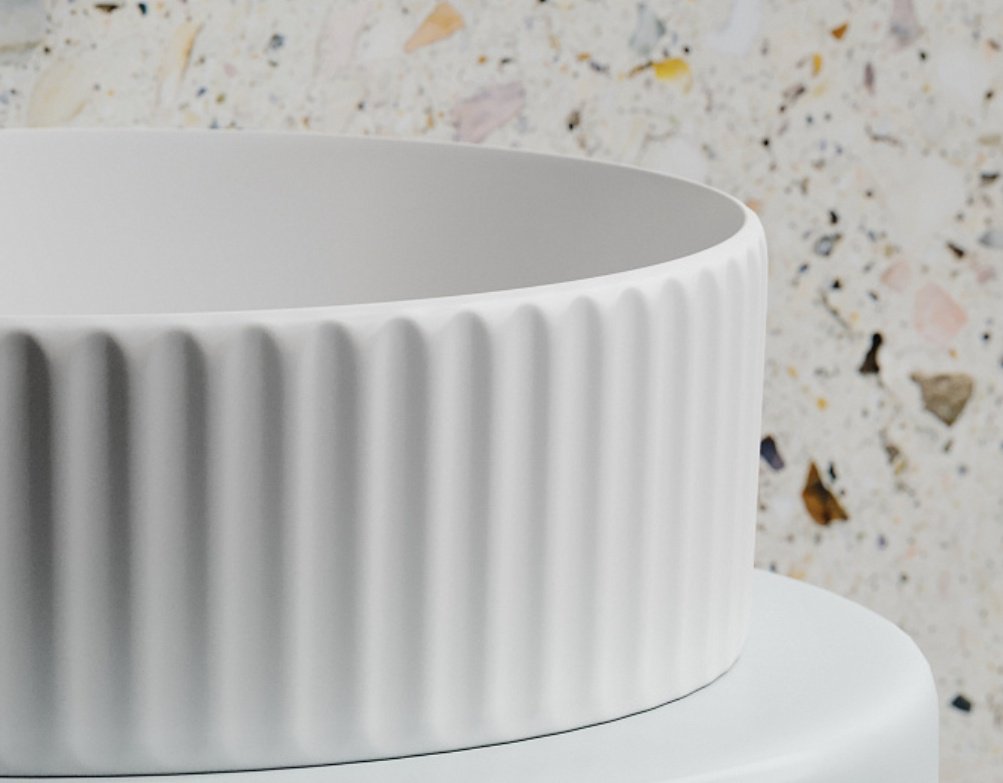 Раковина Ceramicanova Element CN6057MW накладная круглая 36, санфарфор