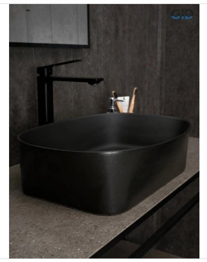 Раковина GID-ceramic N9028bg накладная овальная 53, керамика