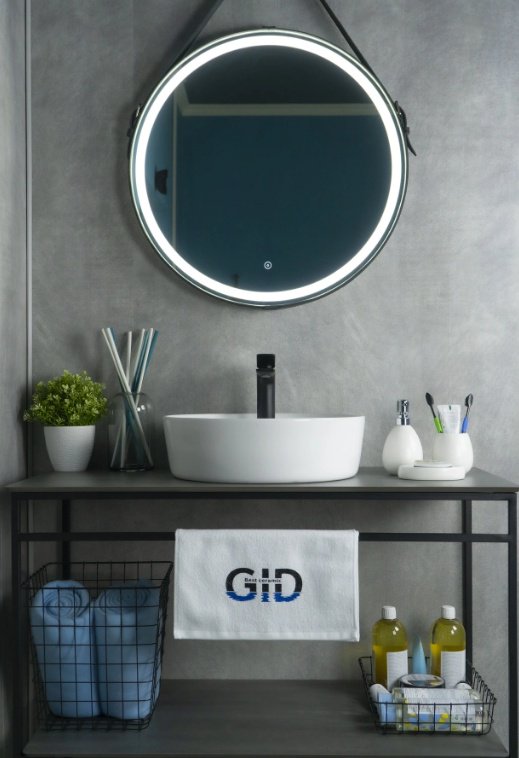 Раковина GID-ceramic D1306 накладная круглая 44, керамика
