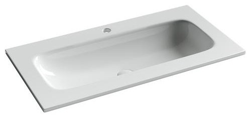 Раковина Ceramicanova CN7019 накладная прямоугольная 45.7, мрамор