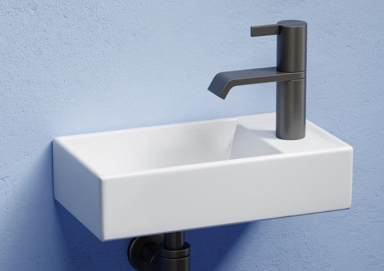 Раковина Ceramicanova CN6051L подвесная прямоугольная 40.7, санфарфор купить,NaN