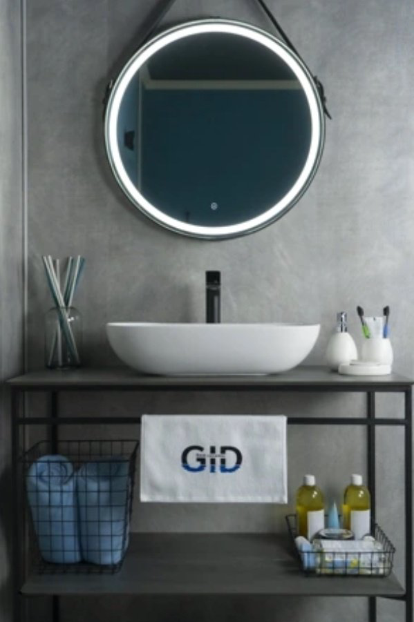 Раковина GID-ceramic N9234 накладная овальная 56, керамика купить,61988
