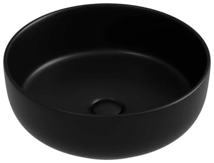 Раковина Ceramicanova CN12003MB накладная круглая 37.5, санфарфор