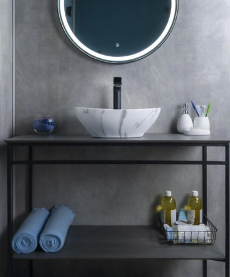 Раковина GID-ceramic Mnc138C накладная овальная 41, керамика купить,NaN