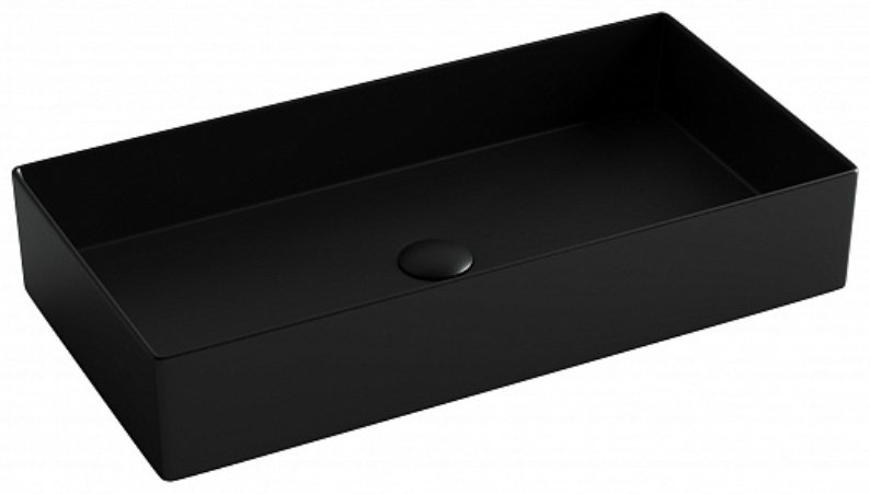 Раковина Ceramicanova CN6071MB накладная прямоугольная 70, санфарфор купить,386159