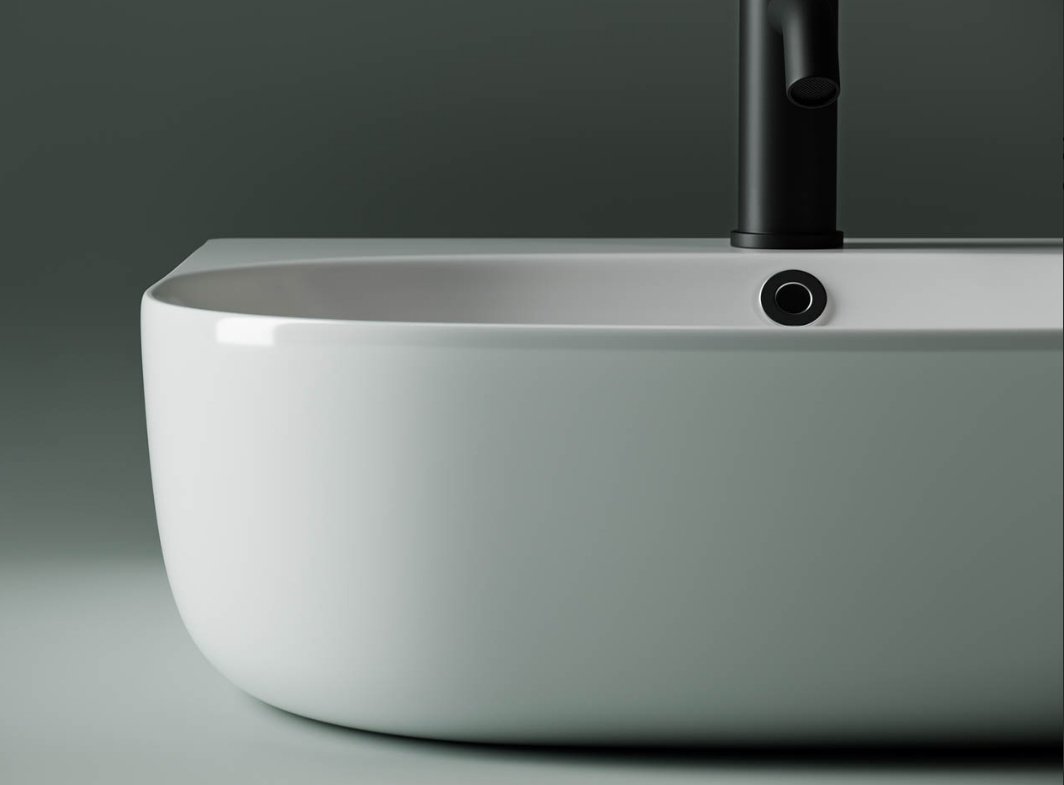 Раковина Ceramicanova CN5011 накладная прямоугольная 50, санфарфор