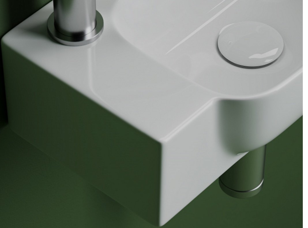 Раковина Ceramicanova CN6074R подвесная прямоугольная 40, санфарфор