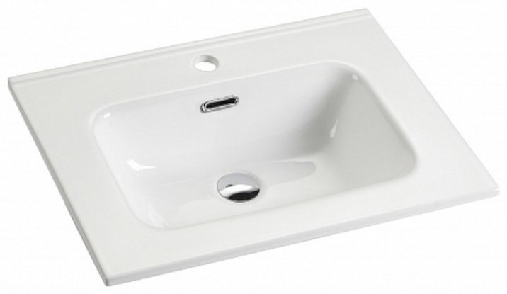 Раковина Ceramicanova CN7001 врезная прямоугольная 61, санфарфор