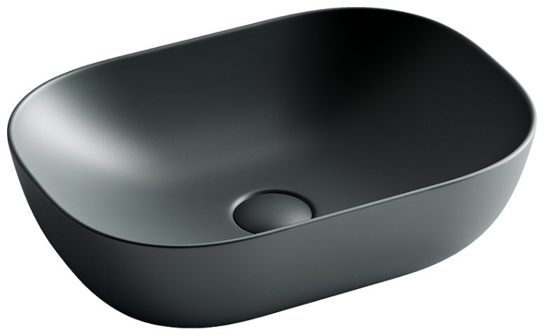 Раковина Ceramicanova CN6009MDH накладная прямоугольная 45, санфарфор