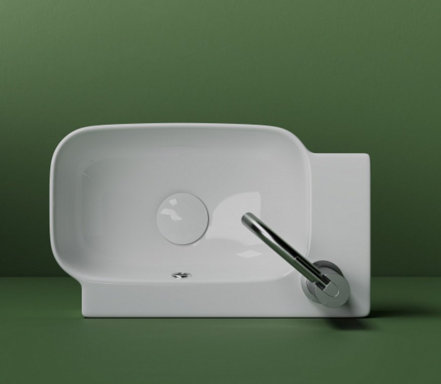 Раковина Ceramicanova CN6074R подвесная прямоугольная 40, санфарфор