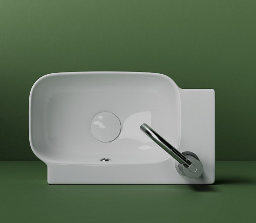 Раковина Ceramicanova CN6074R подвесная прямоугольная 40, санфарфор купить,130942
