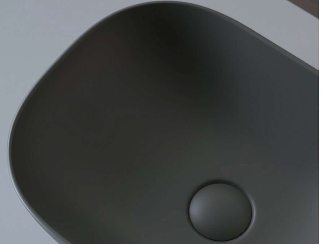 Раковина Ceramicanova CN6009MDH накладная прямоугольная 45, санфарфор купить,246163