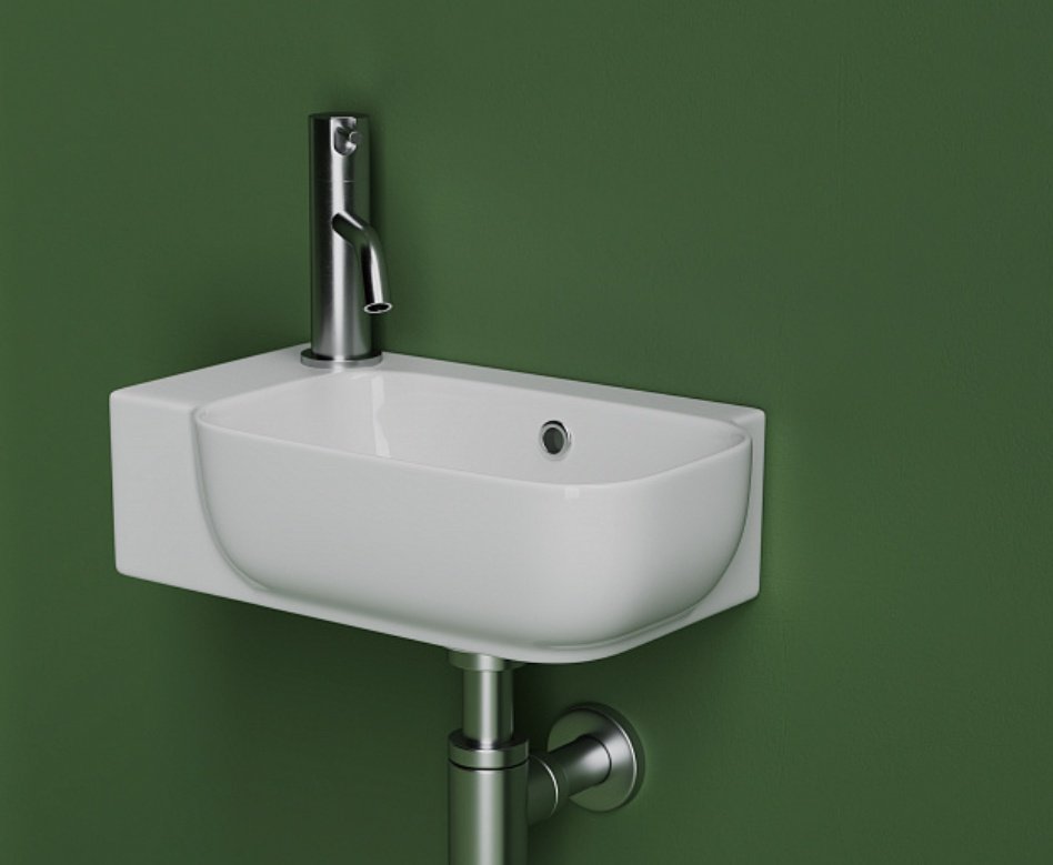 Раковина Ceramicanova CN6074R подвесная прямоугольная 40, санфарфор