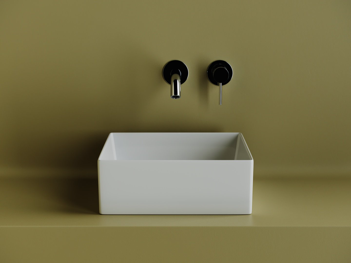 Раковина Ceramicanova CN6068 накладная квадратная 36.1, санфарфор купить,137111