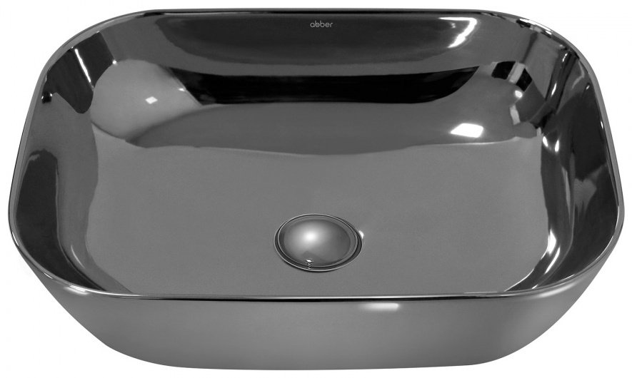 Раковина накладная 46 см Abber Rechteck AC2200GS