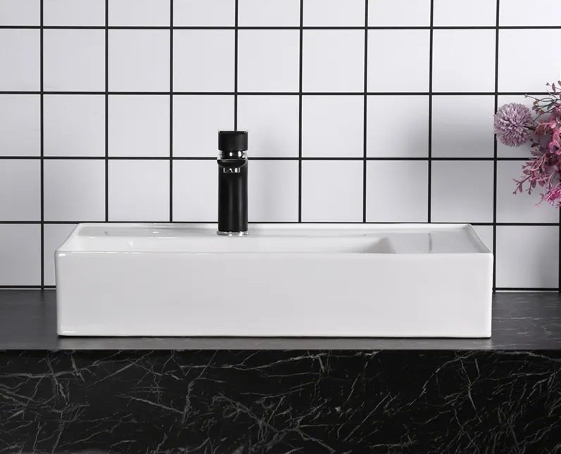 Раковина Cerutti SPA CR0017 накладная прямоугольная 60.50х38 мм, фарфор