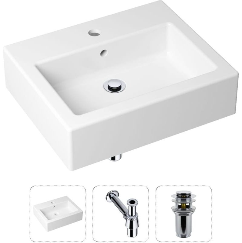 Раковина Lavinia Boho Bathroom Sink 21520652 накладная прямоугольная 41, санфарфор купить,NaN