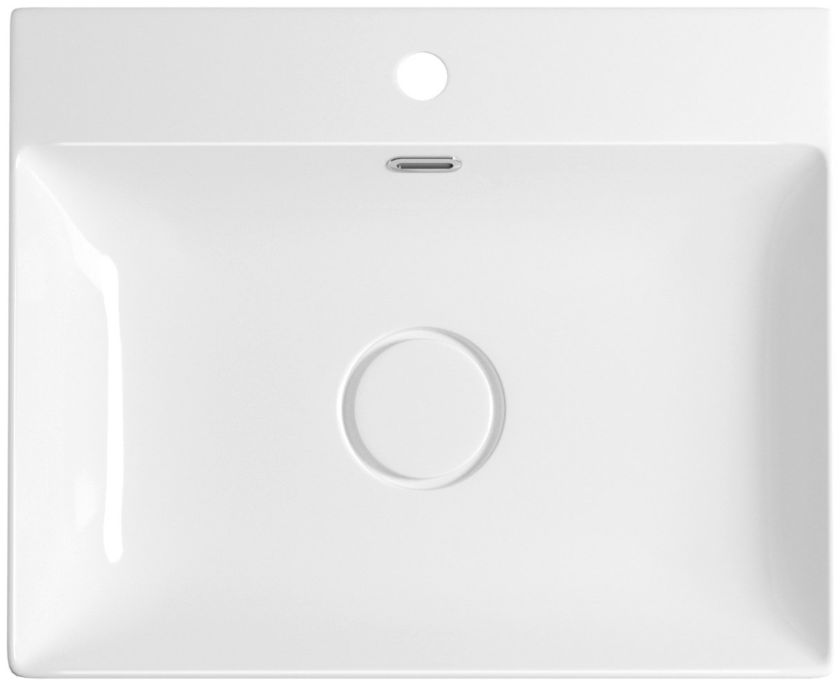 Раковина Wellsee DeSire 151501000 накладная квадратная 55, керамика купить,NaN