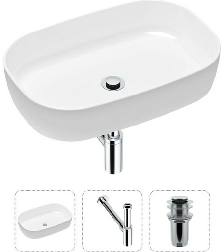 Раковина Lavinia Boho Bathroom Sink 21520059 накладная овальная 35.5, фарфор