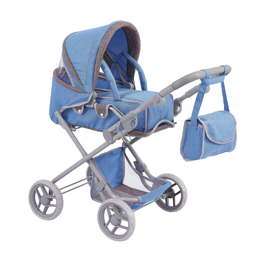 Коляска-трансформер для кукол Pituso  9333 Grey/Blue   купить,NaN