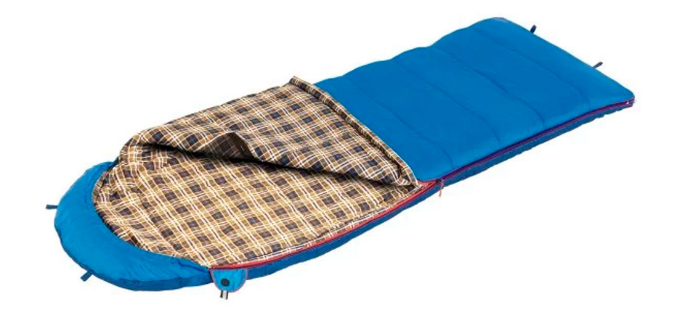 Спальный мешок BTrace Duvet right серо-синий купить,NaN