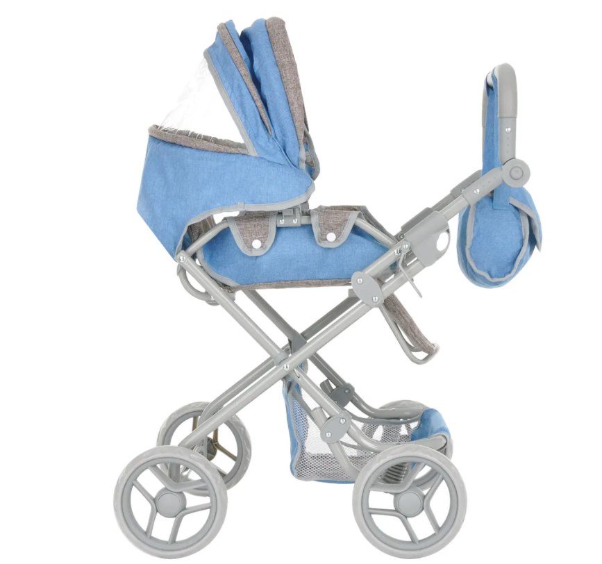 Коляска-трансформер для кукол Pituso  9333 Grey/Blue   купить,NaN