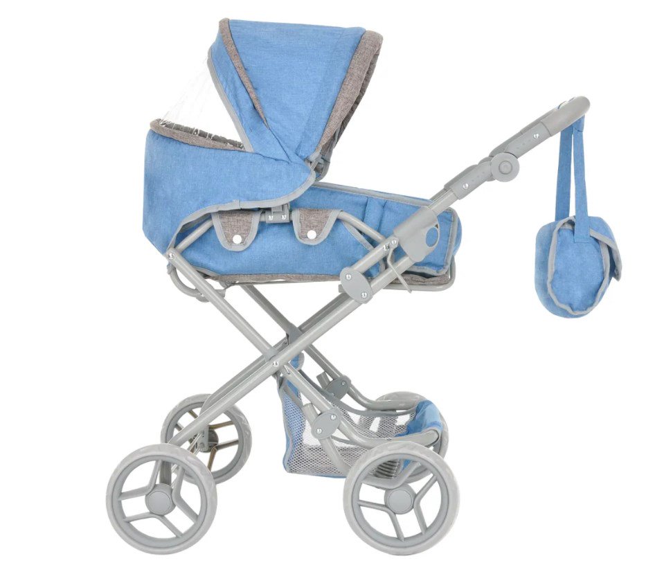 Коляска-трансформер для кукол Pituso  9333 Grey/Blue   купить,NaN