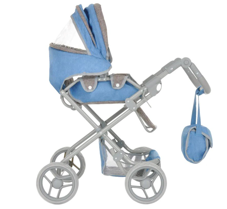 Коляска-трансформер для кукол Pituso  9333 Grey/Blue   купить,NaN