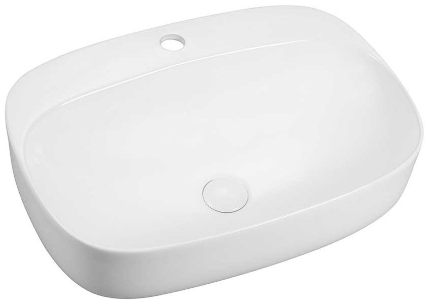 Раковина Vincea VBS-306 накладная овальная 42 см, керамика
