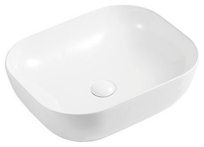 Раковина WeltWasser WW ELBACH 2143 накладная прямоугольная 49 см, фаянс