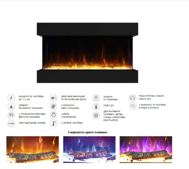 Электрокамин Royal Flame встроенный Astra 36 RF купить,NaN