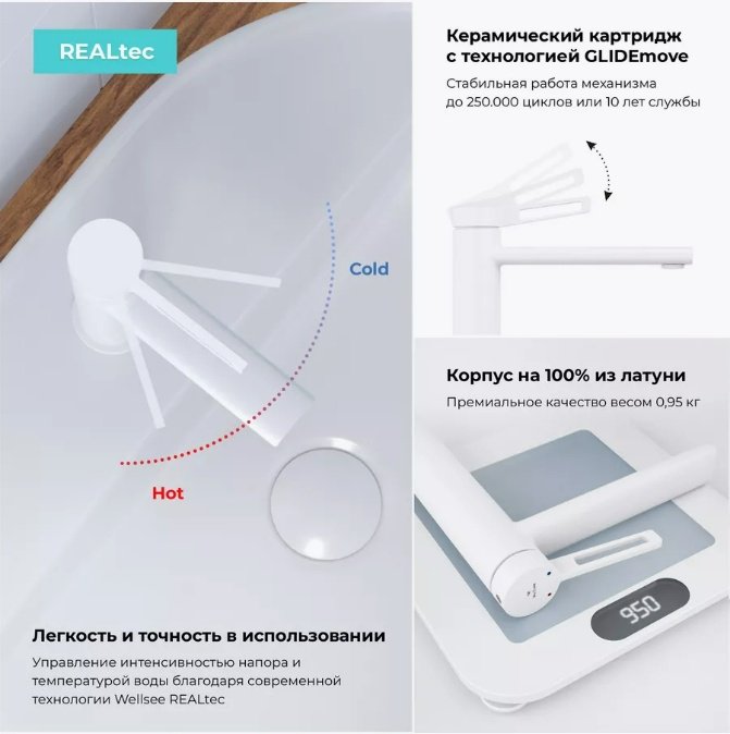 Раковина Wellsee 201002950, Graceful Pro накладная прямоугольная 42, фаянс купить,NaN