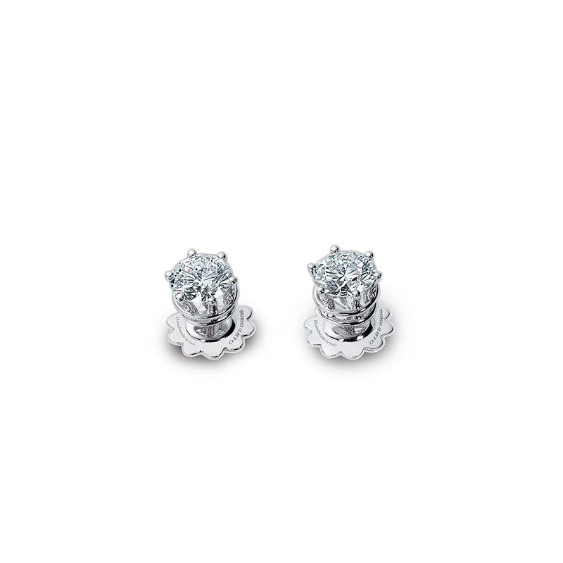 Серьги Damiani 10197 д 2,5гр 0,4ct. купить,NaN