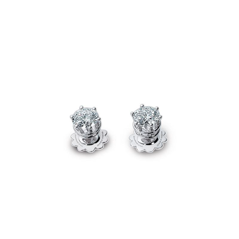 Серьги Damiani 10197 д 2,5гр 0,4ct. купить,NaN