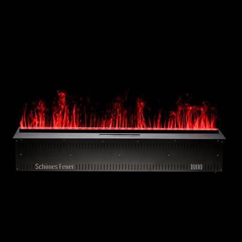 Электрокамин Schones Feuer встроенный 3D FireLine 1000 PRO Brass + RGB Flame купить,NaN