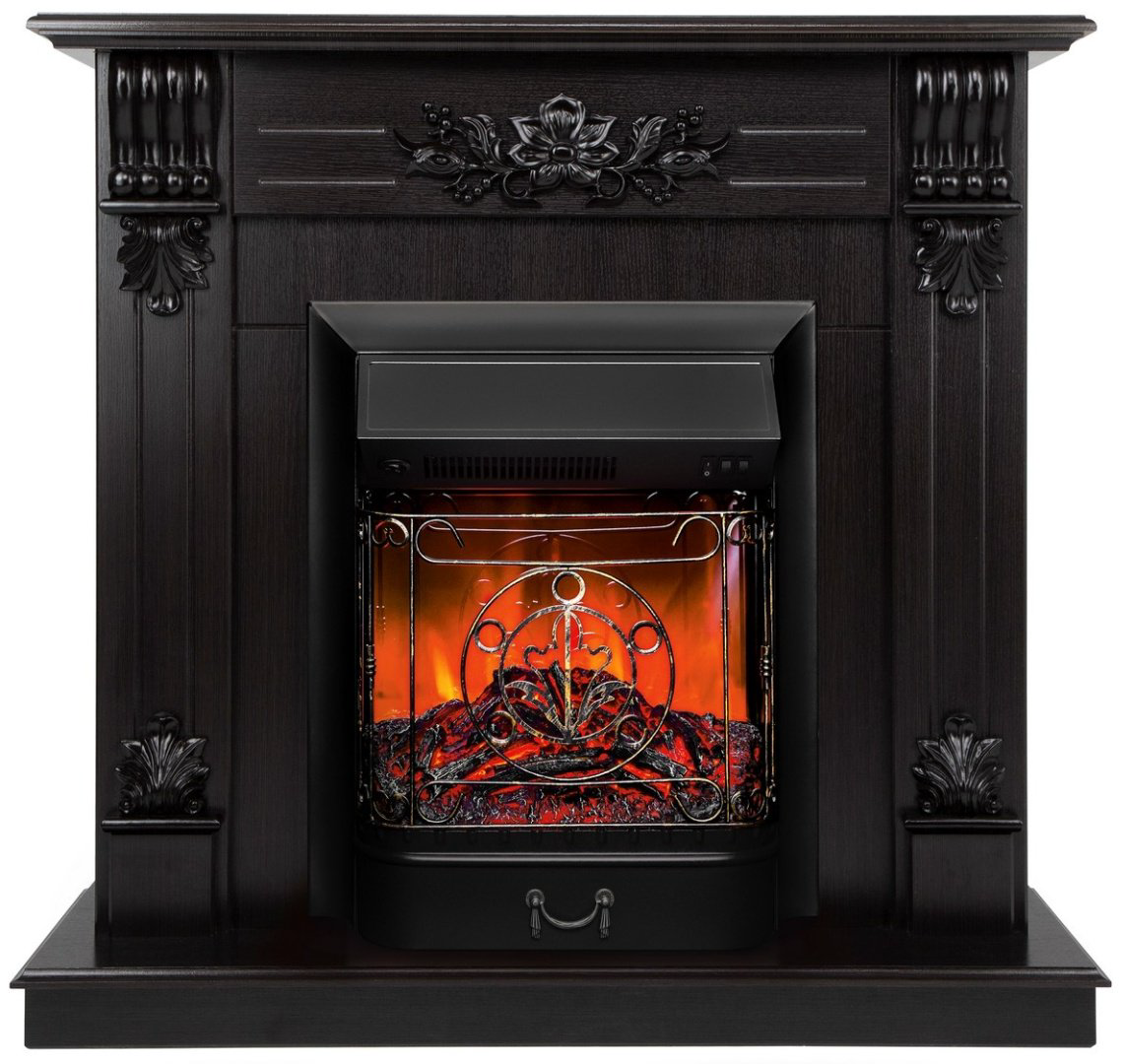 Электрокамин Real Flame напольный Ottawa DN с очагом Majestic Lux Black купить,NaN