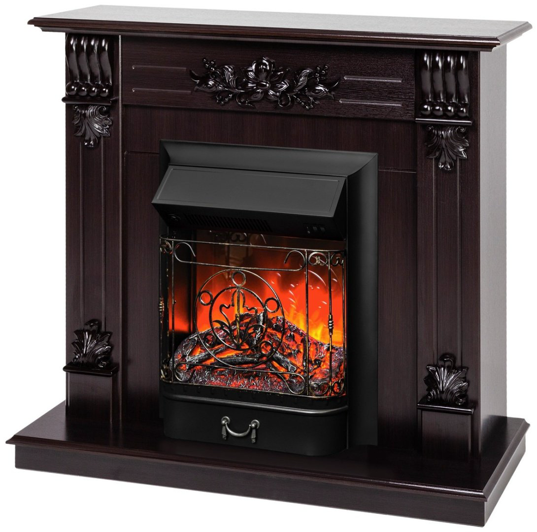 Электрокамин Real Flame напольный Ottawa DN с очагом Majestic Lux Black купить,NaN