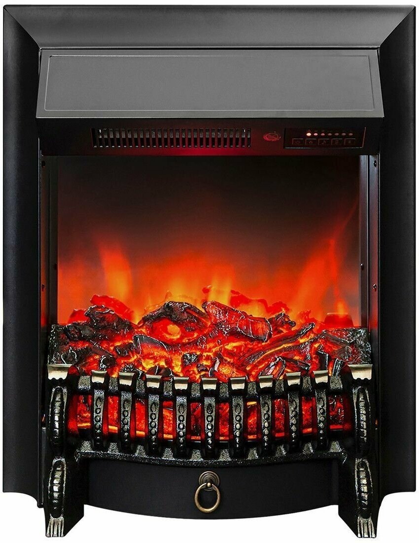 Электрокамин Real Flame напольный Anita Corner WT с очагом Fobos Lux Black RC