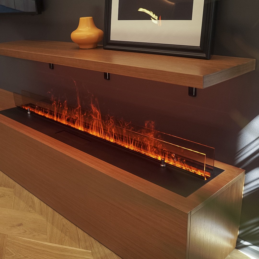 Электрокамин Schones Feuer встроенный 3D FireLine 1500 Steel купить,NaN