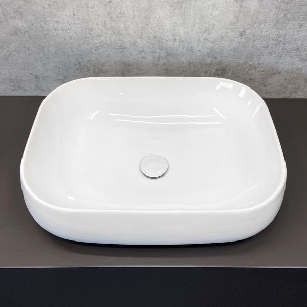 Раковина Comforty 78102 накладная овальная 42, санфарфор
