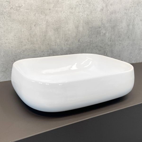 Раковина Comforty 78102 накладная овальная 42, санфарфор