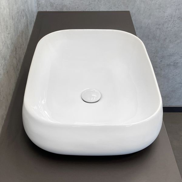 Раковина Comforty 78102 накладная овальная 42, санфарфор