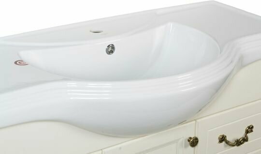 Раковина Kirovit 4640021060926 накладная прямоугольная 48, фаянс купить,NaN