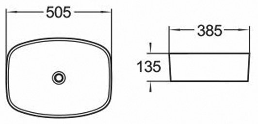 Раковина Comforty 78328 накладная овальная 38.5, санфарфор купить,NaN