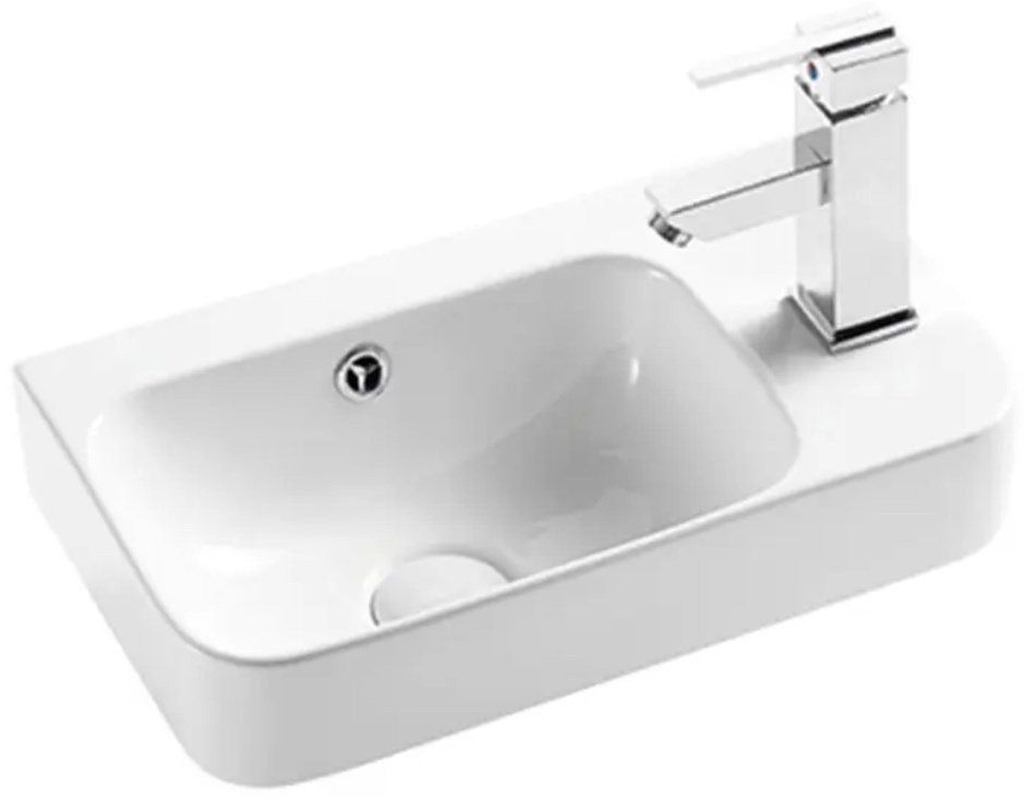 Раковина Calypso CS5117-R накладная прямоугольная 45, фарфор